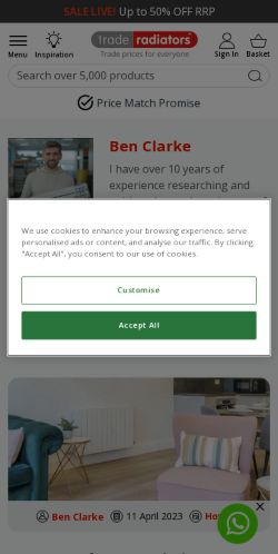 Mobile page screenshot