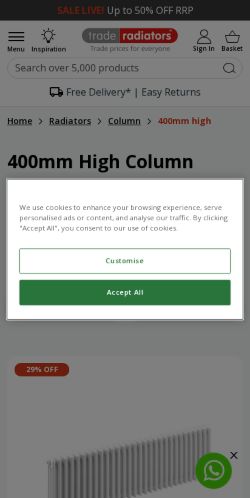 Mobile page screenshot