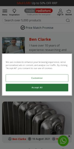 Mobile page screenshot