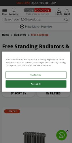 Mobile page screenshot