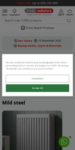 Mobile page screenshot