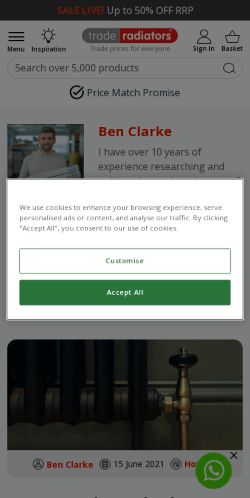 Mobile page screenshot