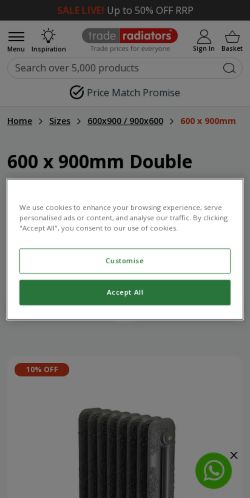 Mobile page screenshot