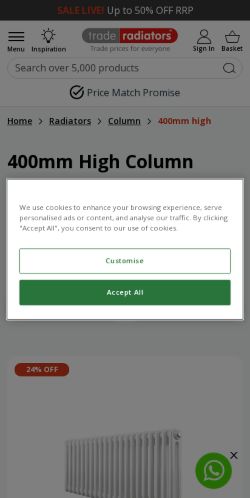Mobile page screenshot
