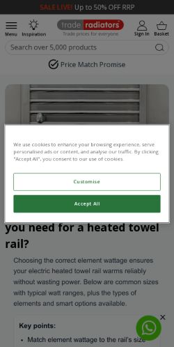 Mobile page screenshot