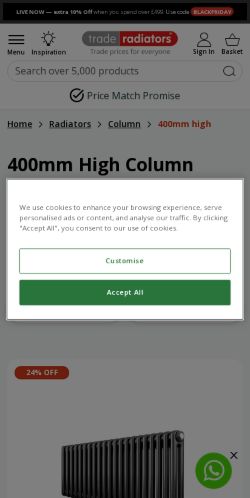 Mobile page screenshot