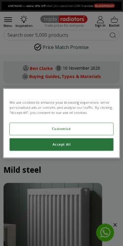 Mobile page screenshot