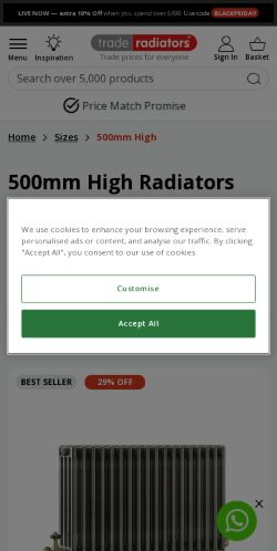 Mobile page screenshot