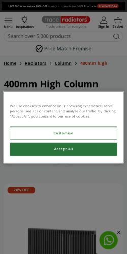 Mobile page screenshot