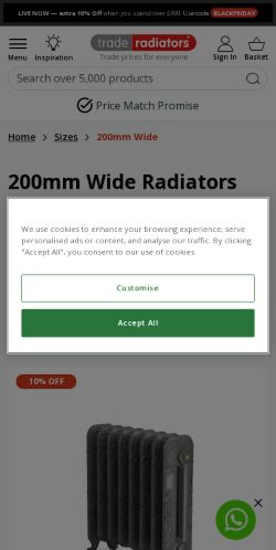 Mobile page screenshot