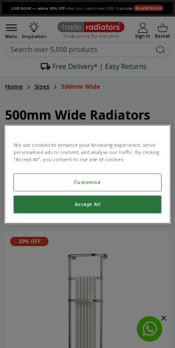 Mobile page screenshot