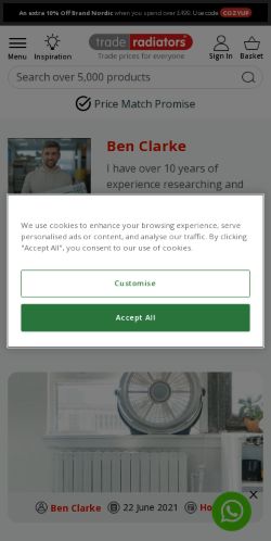 Mobile page screenshot