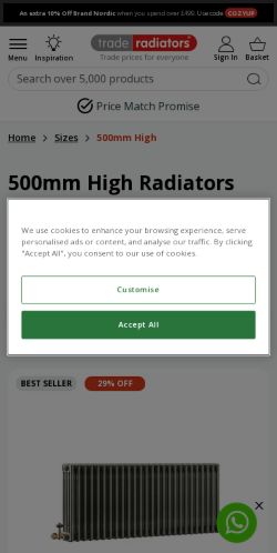 Mobile page screenshot