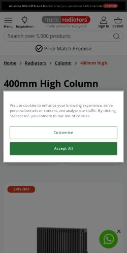 Mobile page screenshot