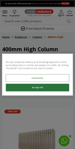Mobile page screenshot