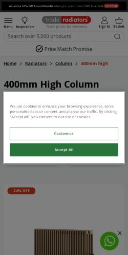 Mobile page screenshot