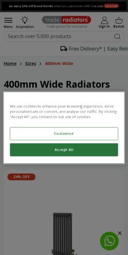 Mobile page screenshot