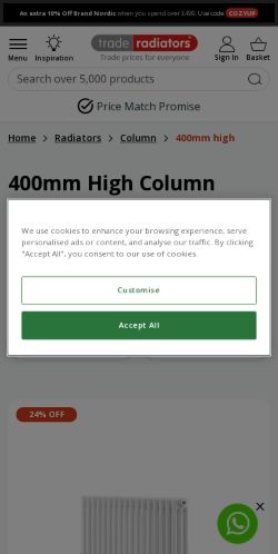 Mobile page screenshot