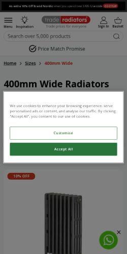 Mobile page screenshot