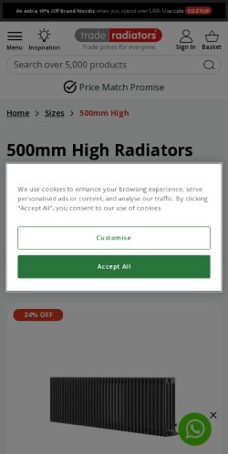 Mobile page screenshot