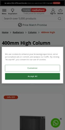 Mobile page screenshot