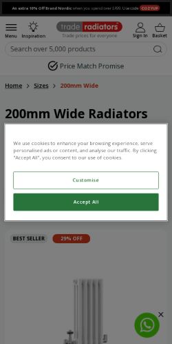 Mobile page screenshot
