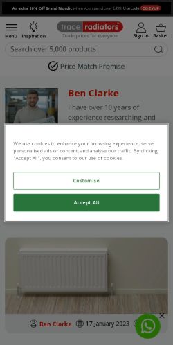 Mobile page screenshot