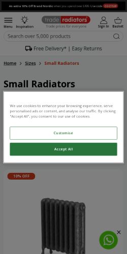 Mobile page screenshot