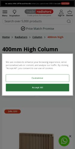 Mobile page screenshot