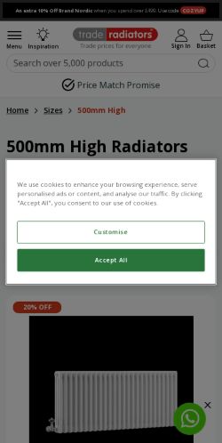 Mobile page screenshot