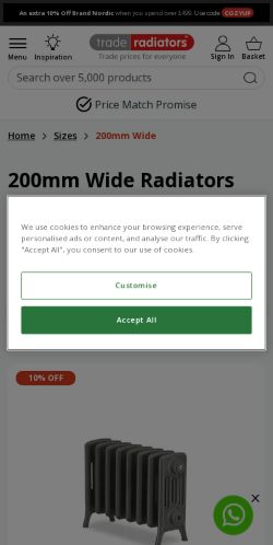 Mobile page screenshot