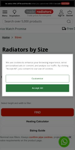 Mobile page screenshot