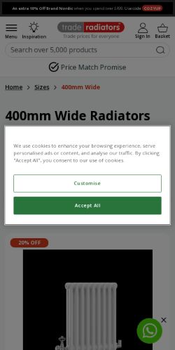 Mobile page screenshot