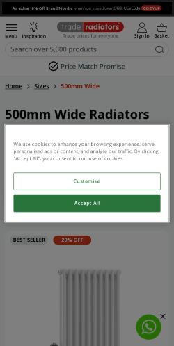 Mobile page screenshot